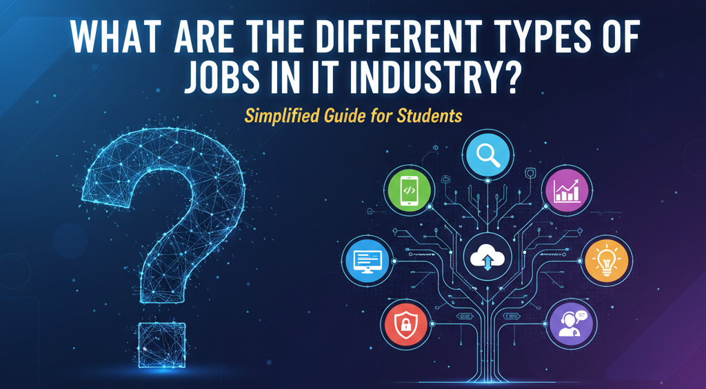 What are the different types of jobs in IT industry