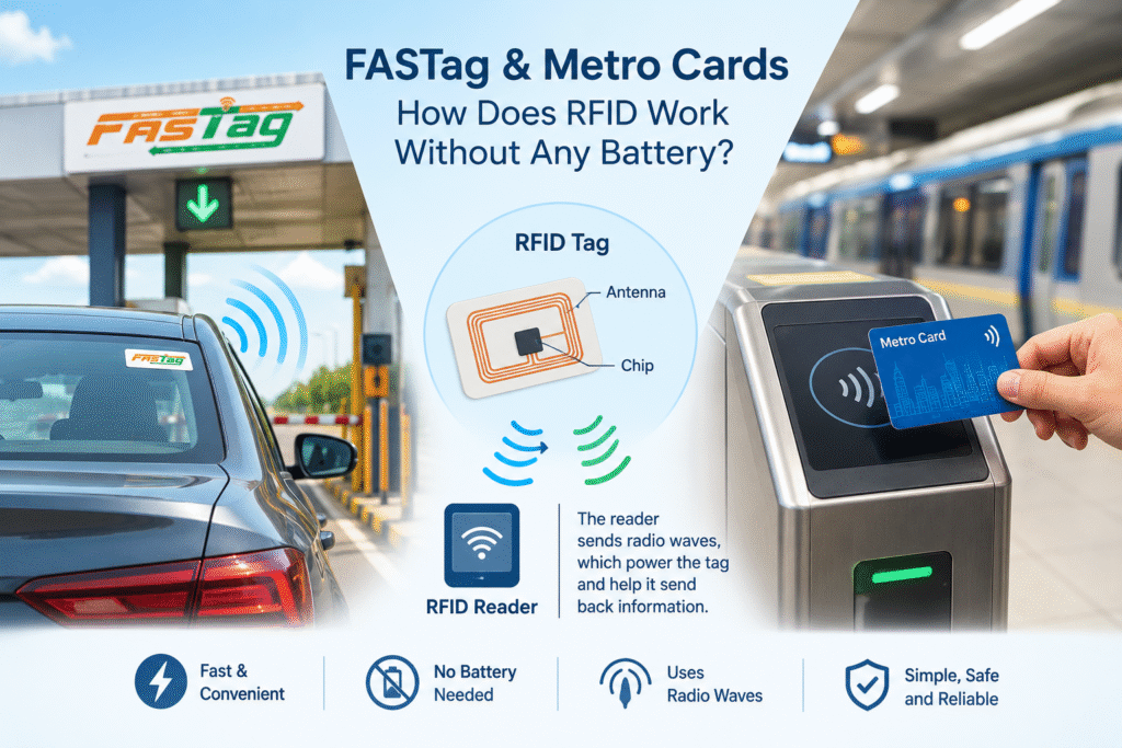 FASTag & Metro Cards: How Does RFID Work Without Any Battery?