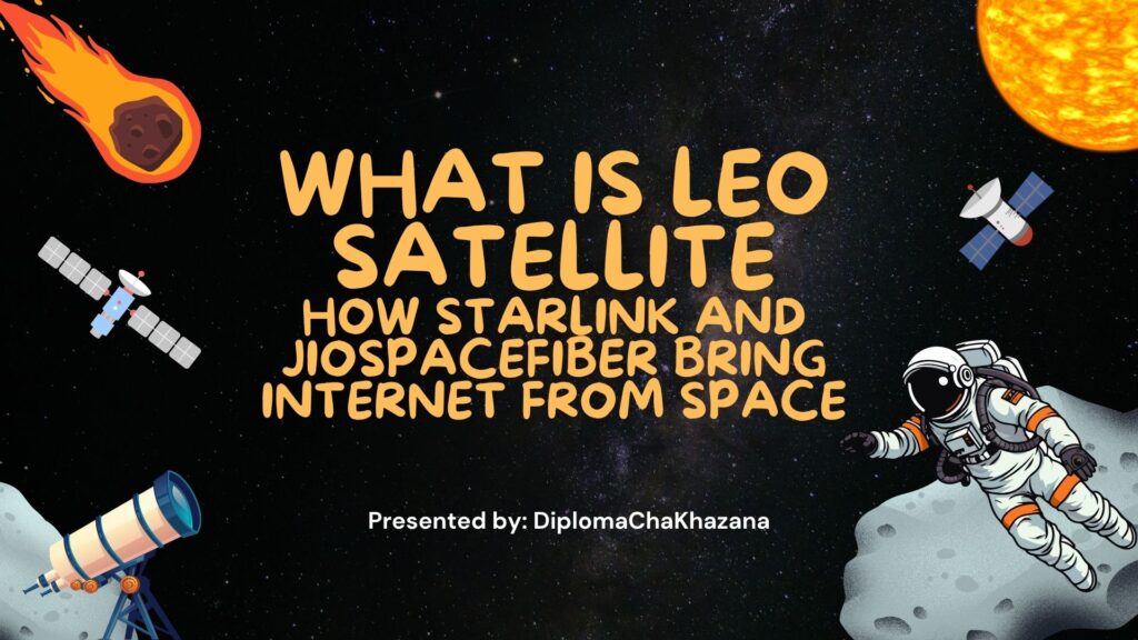What Is LEO Satellite Internet? How Starlink and JioSpaceFiber Bring Internet From Space